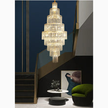 Carregar imagem no visualizador da galeria, MIRODEMI® Capri | Large Crystal Chandelier for Living Room
