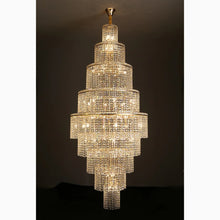 Carregar imagem no visualizador da galeria, MIRODEMI® Capri | Large Crystal Chandelier for Living Room
