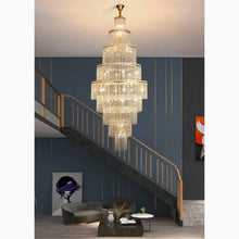 Carregar imagem no visualizador da galeria, MIRODEMI® Capri | Large Crystal Chandelier for Living Room
