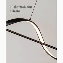 Load image into Gallery viewer, MIRODEMI® Carros | Minimalistic Wave Design Chandelier for Dining Room | S2024S
