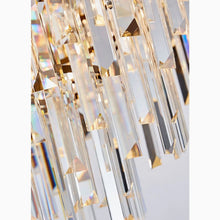 Load image into Gallery viewer, Portofino | Modern Round Gun Black Crystal Chandelier
