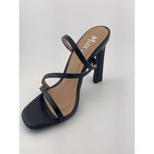 Load image into Gallery viewer, MIXX SHUZ MISS BLACK CROC PU HEELS
