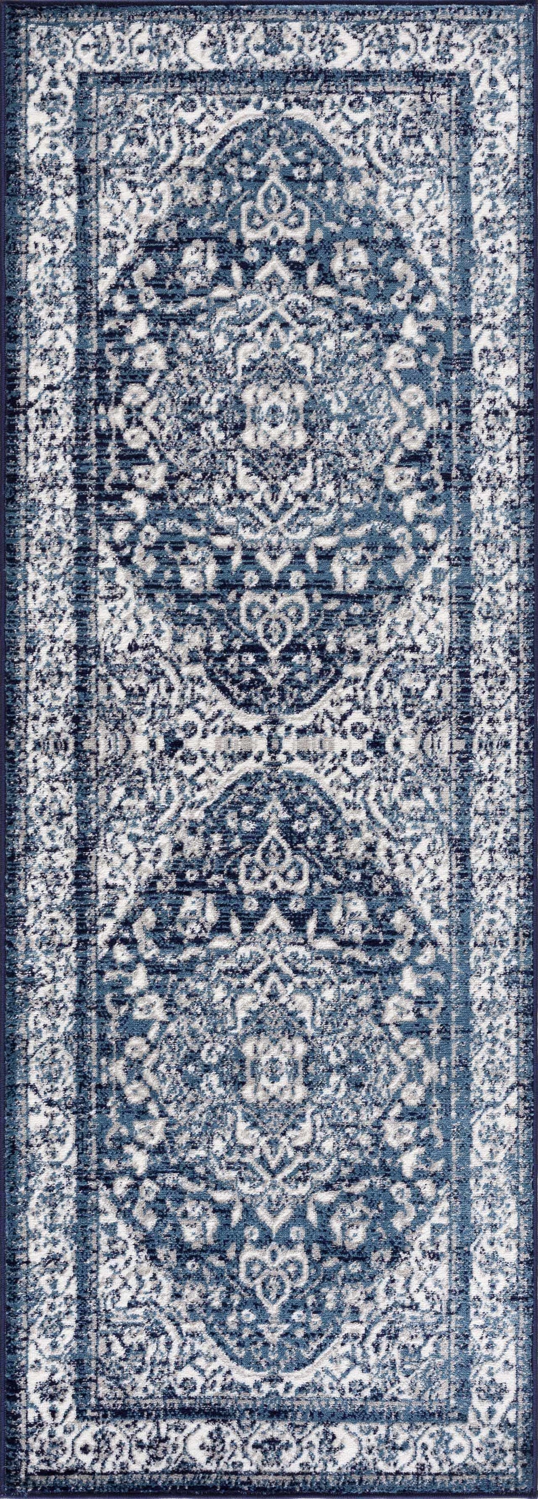 Billy Blue Medallion Rug - Promo