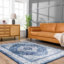 Cargar imagen en el visor de la galería, Billy Blue Medallion Rug - Promo
