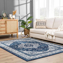 Cargar imagen en el visor de la galería, Billy Blue Medallion Rug - Promo
