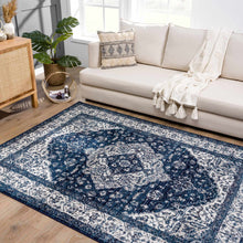 Cargar imagen en el visor de la galería, Billy Blue Medallion Rug - Promo
