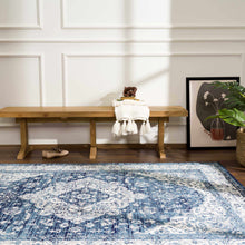 Cargar imagen en el visor de la galería, Billy Blue Medallion Rug - Promo
