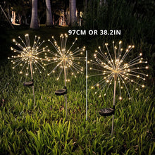 Load image into Gallery viewer, Waterproof Solar Firework Lamp
