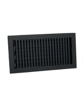 Cargar imagen en el visor de la galería, Cast Aluminum Contemporary Vent Covers - Black
