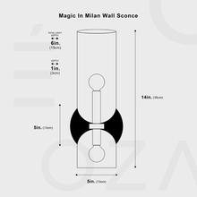 Cargar imagen en el visor de la galería, Magic In Milan Wall Sconce
