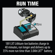 Carregar imagem no visualizador da galeria, Makita BL1840BDC2 18V LXT® Lithium‑Ion Battery and Rapid Optimum Charger Starter Pack (4.0Ah)
