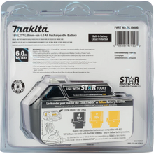 Carregar imagem no visualizador da galeria, Makita BL1860B 18V LXT® Lithium‑Ion 6.0Ah Battery

