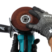Carregar imagem no visualizador da galeria, Makita GAG13M1 40V max XGT® Brushless Cordless 4‑1/2" / 5" X‑LOCK Paddle Switch Angle Grinder Kit, with Electric Brake (4.0Ah)
