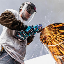 Carregar imagem no visualizador da galeria, Makita GAG13M1 40V max XGT® Brushless Cordless 4‑1/2" / 5" X‑LOCK Paddle Switch Angle Grinder Kit, with Electric Brake (4.0Ah)
