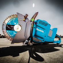 Carregar imagem no visualizador da galeria, Makita GEC01PL4 80V max (40V max X2) XGT® Brushless 14" Power Cutter Kit with 4 Batteries, AFT®, Electric Brake (8.0Ah)
