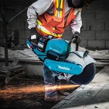 Carregar imagem no visualizador da galeria, Makita GEC01PL4 80V max (40V max X2) XGT® Brushless 14" Power Cutter Kit with 4 Batteries, AFT®, Electric Brake (8.0Ah)

