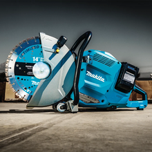 Carregar imagem no visualizador da galeria, Makita GEC01PL4 80V max (40V max X2) XGT® Brushless 14" Power Cutter Kit with 4 Batteries, AFT®, Electric Brake (8.0Ah)
