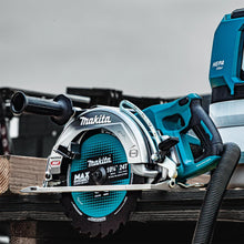Carregar imagem no visualizador da galeria, Makita GSR02M1 40V max XGT® Brushless Cordless Rear Handle 10‑1/4" Circular Saw Kit, AWS® Capable (4.0Ah)
