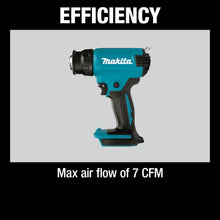 Carregar imagem no visualizador da galeria, Makita XGH01ZK 18V LXT Lithium-Ion Cordless Heat Gun
