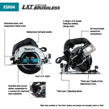 Carregar imagem no visualizador da galeria, Makita XSH04ZB 18V LXT Sub-Compact Brushless Cordless 6-1/2" Circular Saw
