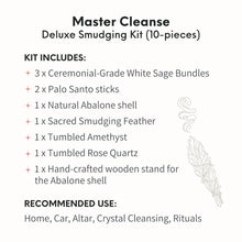 Load image into Gallery viewer, Master Cleanse - Deluxe Smudging Kit (10-Pieces)
