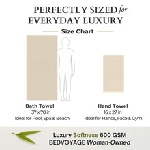 Carregar imagem no visualizador da galeria, Bamboo Cotton Bath Sheet 3 Piece Set - Sand
