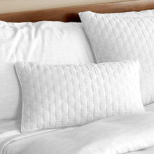 Carregar imagem no visualizador da galeria, Bamboo Cotton Decorative Throw Pillow- Snow
