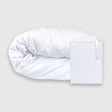 Load image into Gallery viewer, Bamboo Cotton Duvet Cover - Snow
