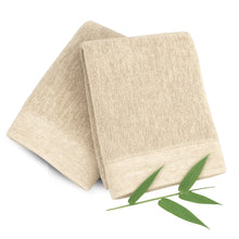 Carregar imagem no visualizador da galeria, Bamboo Cotton Hand Towel 2pc Set – Sand
