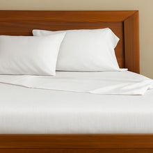 Load image into Gallery viewer, Bamboo Cotton Pillowcases - Snow
