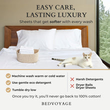 Load image into Gallery viewer, Bamboo Cotton Pillowcases - Snow
