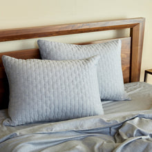 Load image into Gallery viewer, Bamboo Cotton Standard Shams 2 Pack - Silver
