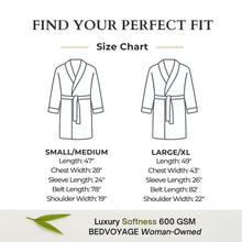 Load image into Gallery viewer, Bamboo Cotton Bath Robe  - Charcoal
