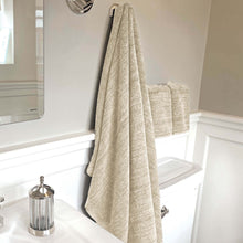 Carregar imagem no visualizador da galeria, Bamboo Cotton Hand Towel 2pc Set – Sand
