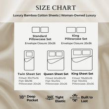 Carregar imagem no visualizador da galeria, Bamboo Cotton Bed Sheets - Sand
