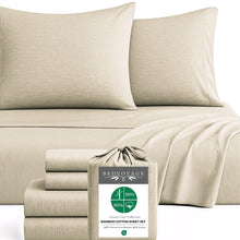 Carregar imagem no visualizador da galeria, Bamboo Cotton Bed Sheets - Sand
