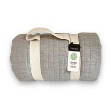 Carregar imagem no visualizador da galeria, Bamboo Cotton Quilted Coverlet, Twin - Silver
