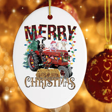 Carregar imagem no visualizador da galeria, Merry Christmas Farm Animal Ornament
