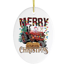 Carregar imagem no visualizador da galeria, Merry Christmas Farm Animal Ornament
