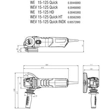 Carregar imagem no visualizador da galeria, Metabo 600468420 WEV 15-125 Quick Angle Grinder
