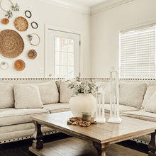 Load image into Gallery viewer, Tall Farmhouse White Metal Lanterns, Set of 2
