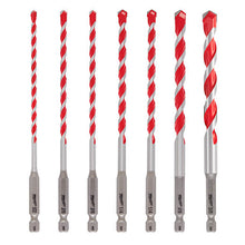 Carregar imagem no visualizador da galeria, Milwaukee 48-20-9052 7pc. SHOCKWAVE™ Carbide Hammer Drill Bit Kit
