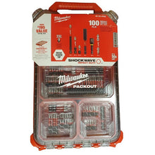 Carregar imagem no visualizador da galeria, Milwaukee 48-32-4082 100PC SHOCKWAVE(TM) PACKOUT(TM) KIT
