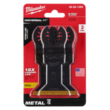 Carregar imagem no visualizador da galeria, Milwaukee 49-25-1263 OPEN-LOK™ 1-3/4" TITANIUM ENHANCED BI-METAL METAL BLADES 3PK
