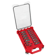 Carregar imagem no visualizador da galeria, Milwaukee 49-66-6800 SHOCKWAVE Impact Duty™ Socket 3/8” Dr 17PC SAE PACKOUT Set
