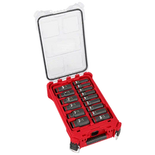Carregar imagem no visualizador da galeria, Milwaukee 49-66-6802 SHOCKWAVE Impact Duty™ Socket 1/2” Dr 15PC SAE PACKOUT Set
