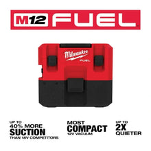 Carregar imagem no visualizador da galeria, Milwaukee 0960-20 M12 FUEL™ 1.6 Gallon Wet/Dry Vacuum
