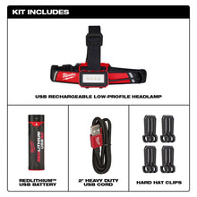Carregar imagem no visualizador da galeria, Milwaukee 2115-21 USB Rechargeable Low-Profile Headlamp
