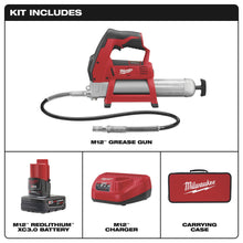 Carregar imagem no visualizador da galeria, Milwaukee 2446-21XC M12™ Cordless LITHIUM-ION Grease Gun Kit
