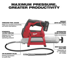 Carregar imagem no visualizador da galeria, Milwaukee 2446-21XC M12™ Cordless LITHIUM-ION Grease Gun Kit
